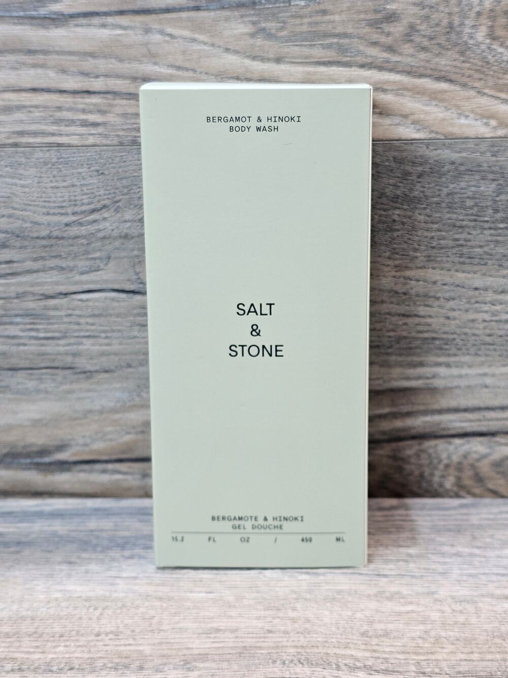 Salt & Stone Bergamot & Hinoki Body Wash 15.2 oz 450ml NEW IN BOX